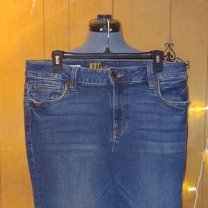 Kut from the Kloth High-Rise Dark Blue Stretch Jeans